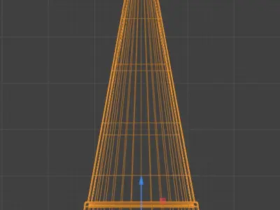 Traffic cone Free 3D model 2