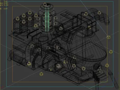 Machinery - Spacecraft - Functional Objects 010 3D model