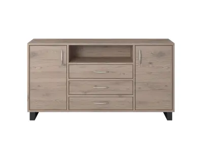 Commode Wood Low-poly 3D model