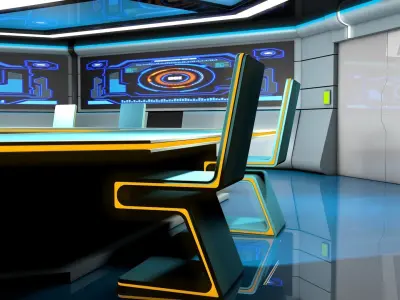 Sci Fi Interior  3D model