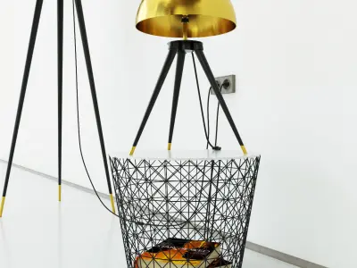 Floor Lamp Coyote Free 3D model