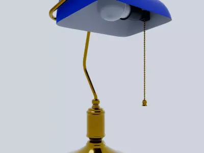 Table lamp 3D model 79