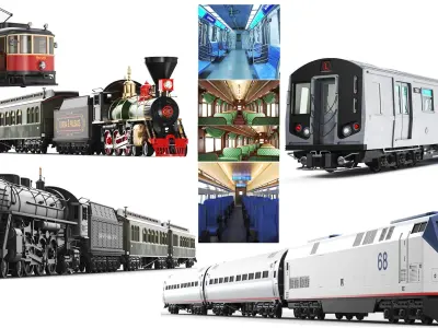  Detailed Largest Trains Subway and Tram Collection 