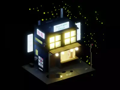 Japanese restaurant  3D model