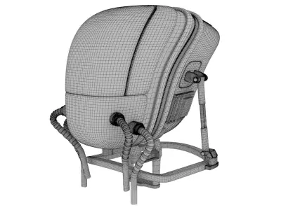 Robot head  Character Head  3D model