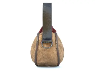 Game Ready Pocket Flask Low-poly 3D model