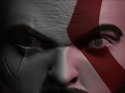 3D Character of KRATOS - GOD OF WAR 3D model