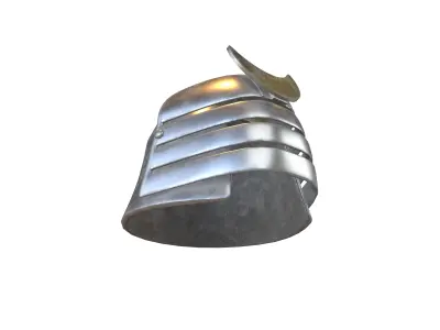 War Helmet V3 002 Low-poly 3D model