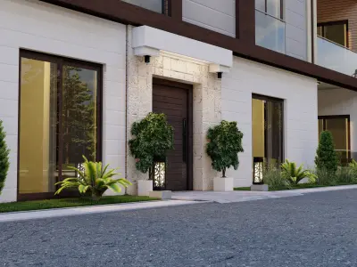 modern apartment  3d model code 11 3D model