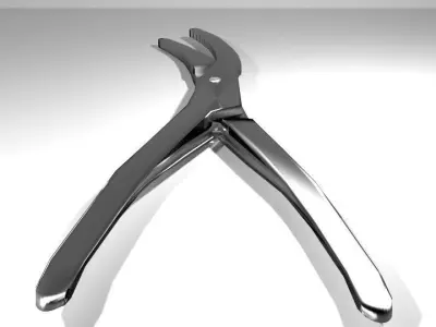 Medical Equipment Cast Shears 3D model