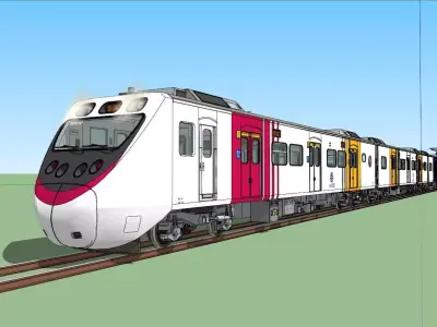 EMU800 train of Taiwan Railway Texture