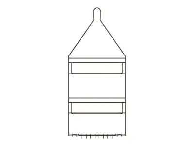 Hanging Shower Caddy 3D model