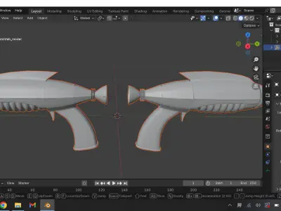 FNAF Security Breach Blaster 3D model