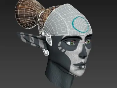 wuman warrior 3D model