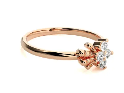 Women ring 3D print model 65