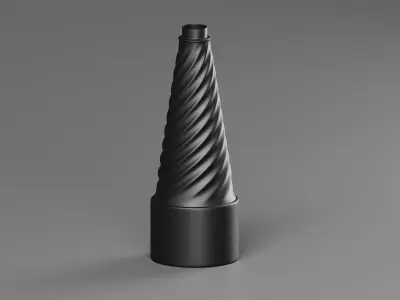 Stylish Cosmetic Bottle 3D Model Low-poly 3D model