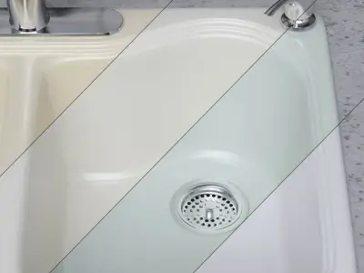 Kitchen faucet and sink KOHLER 3D model