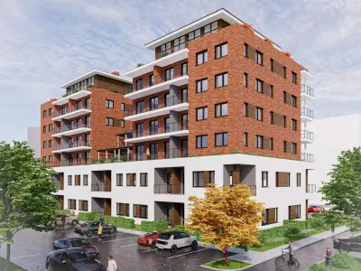 Apartment Building 1 3D model