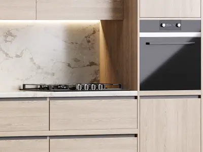 Modern kitchen 06 3D model