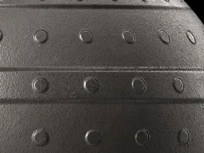 Metal Materials 63- Metal panels By Painting - Pbr 4k Seamless Texture