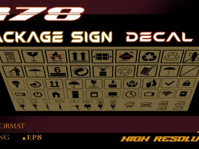package sign decal Texture