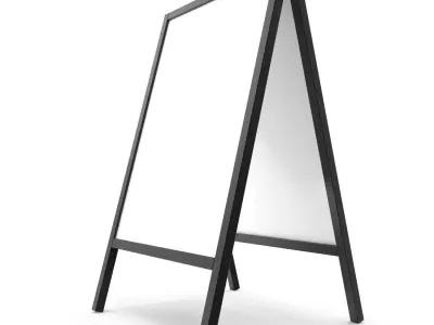 Advertising stand display Billboard 17 3D model