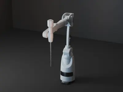 Robotic arm machine equipment factory industrial  3D model