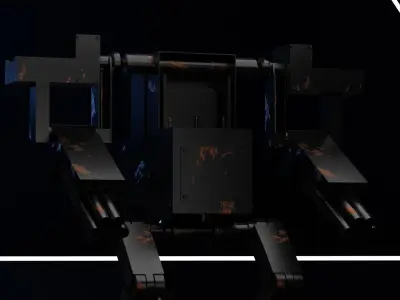 Mecha Character Low-poly 3D model
