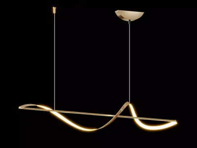 Nordic Dining Room Pendant Light 3D model