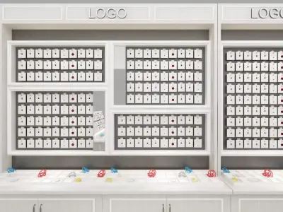 Full Jewelry Boutique 3D model