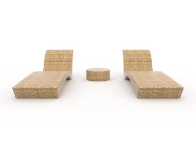 Sun Lounger 26 3D model