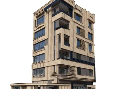 modern exterior 3D model purchase