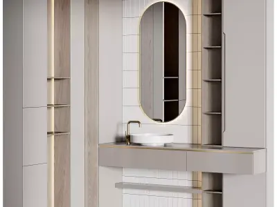 Bathroom Furniture 73 3D model