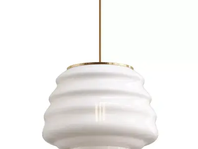 Milk glass hive 3D model