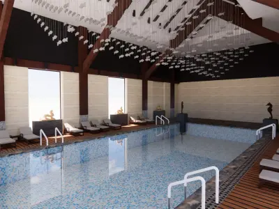 collection swimming pools -B6 3D model