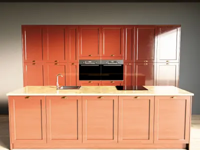 38-Kitchen2 glossy 4 3D model