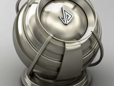 VRAY SHADER---METAL---Platinum Texture