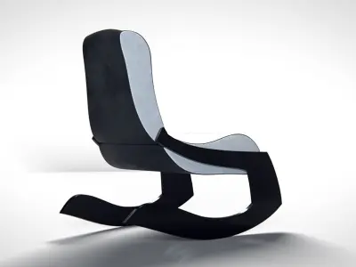 Chair Unit 1000 PBR Low-poly 3D model