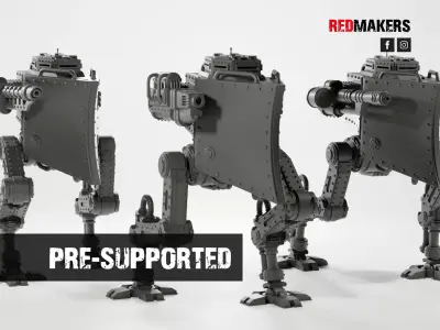 Imperial military force Heavy mech 3D print model