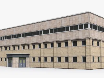 Factory x15 Low-poly 3D model purchase