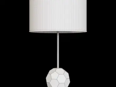Restoration Hardware BOULE DE CRISTAL TABLE LAMP 3D model