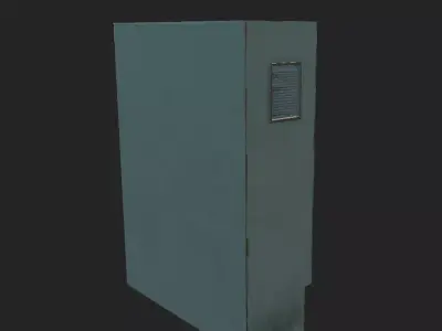 Compteur electrique rural  electricity meter 3D model