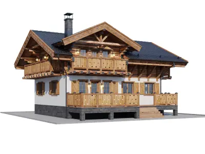 Eco wood v7 3D model