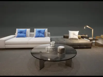 DH STUDIO Furniture Collection 04 Low-poly 3D model