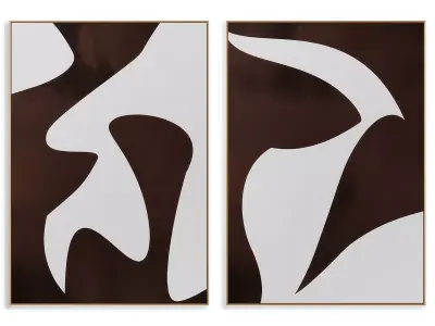 Abstract Painting Frame set 3D model 907