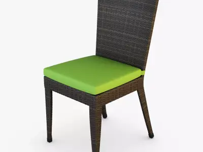 Rexus chair brown v 1 3D model