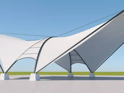Tensile Fabric Structure -2 3D model