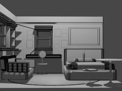 Bedroom Designe 3D model