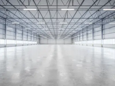 Warehouse Interior 9b Low-poly 3D model