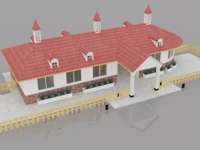 Golf club Vice city 3D model